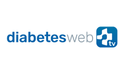 Logo blaue und graue Schrift Diabetes Web TV